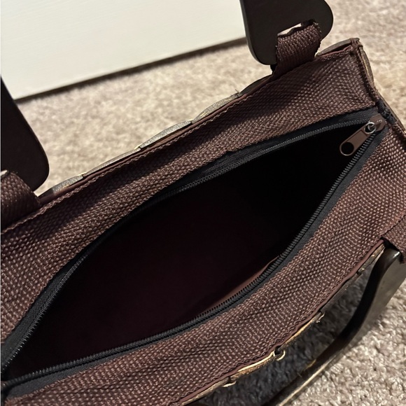 Vintage Coconut Shell Filipino Brown rectangle Native Purse. Beautiful, Unique! - Picture 3 of 5